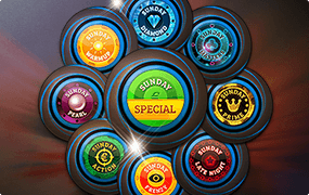 BET ON RED Programação de Domingo